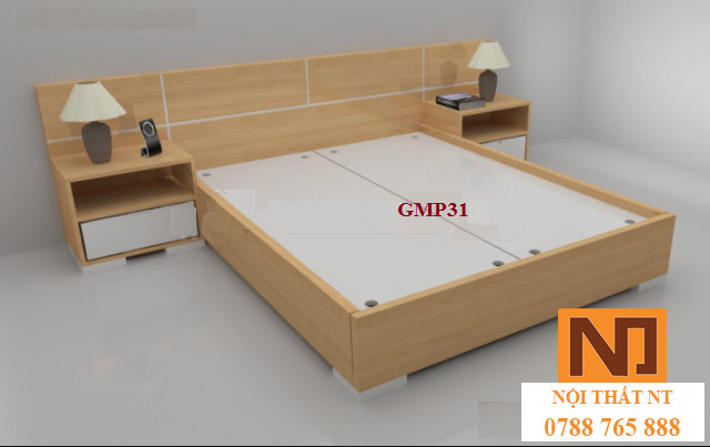 giường ngủ gỗ công nghiệp, giường ngủ đẹp, giường giá rẻ, giường hiện đại