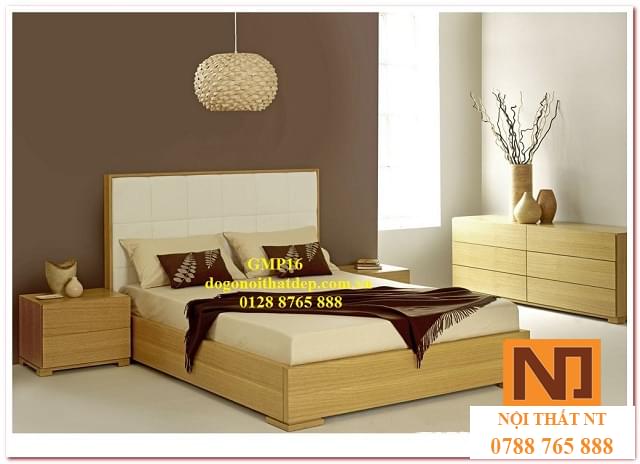 Giường gỗ công nghiệp đẹp, giường gỗ công nghiệp giá rẻ, giường gỗ công nghiệp hiện đại