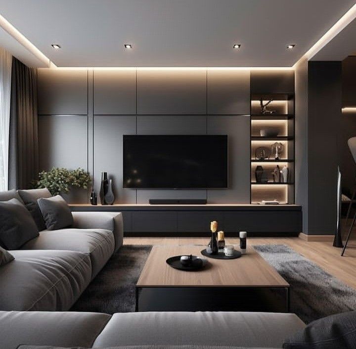 Thiết Kế Thi Công Hệ Trang Trí Tivi