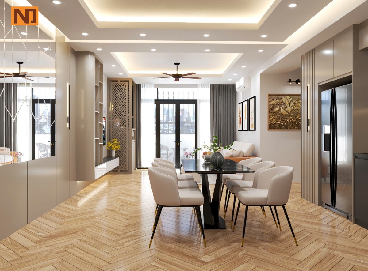 Một góc công trình thực tế chị hường Một góc công trình thực tế chị hường