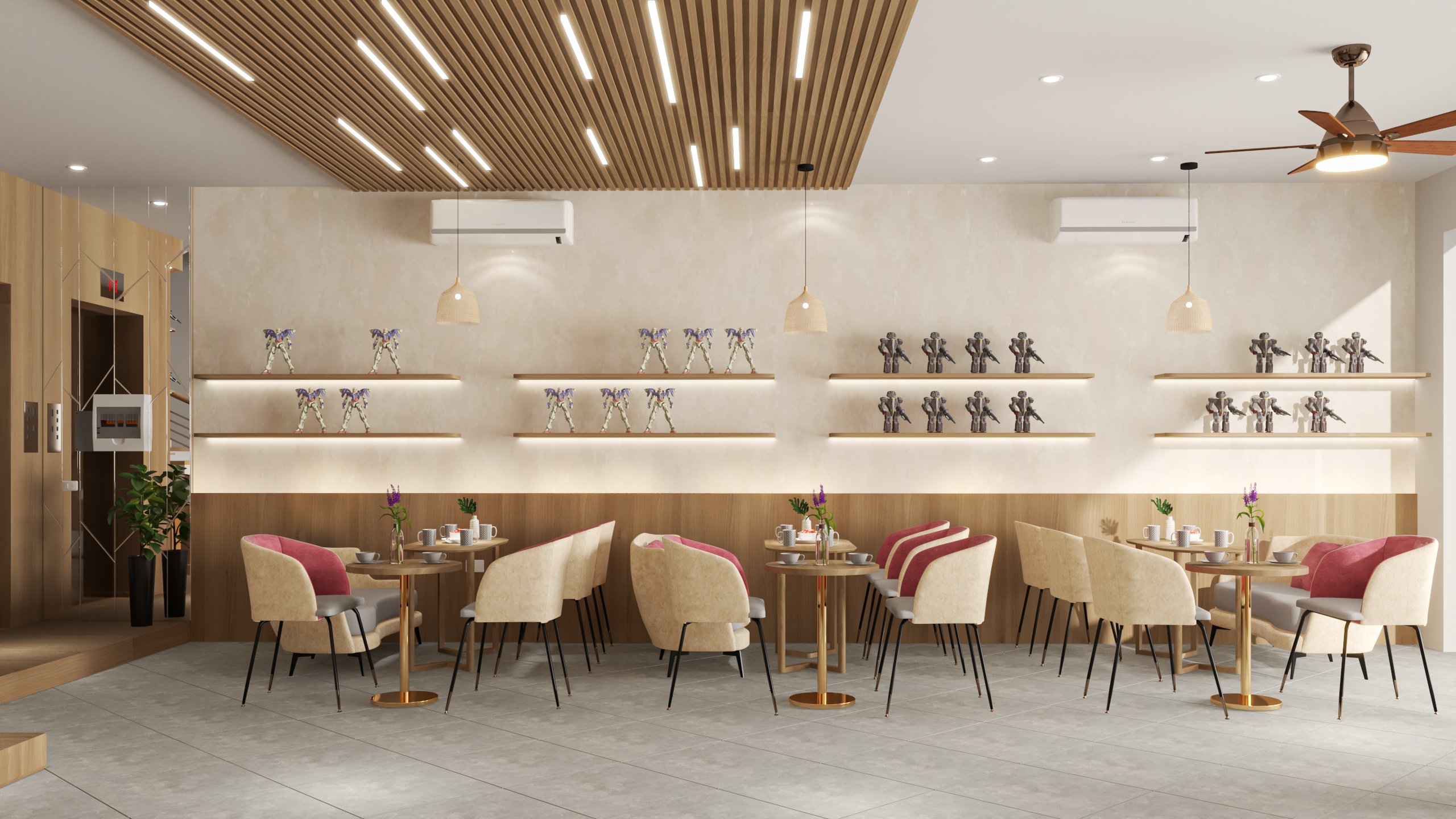 Thi công thực tế nội thất và cải tạo cho quán Cafe Nguyễn Chánh 2 Thi công thực tế nội thất và cải tạo cho quán Cafe Nguyễn Chánh 2