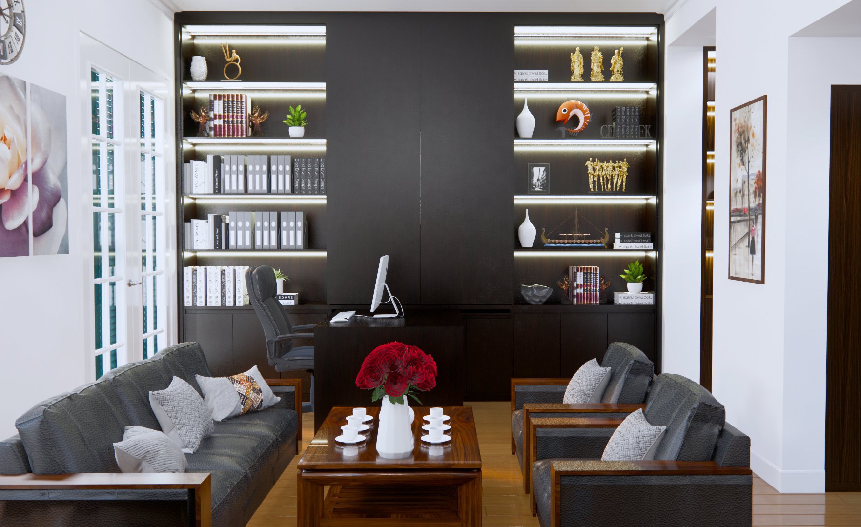 Góc phòng khách shop thời trang Sclass Đỗ Đình Thiện Góc phòng khách shop thời trang Sclass Đỗ Đình Thiện