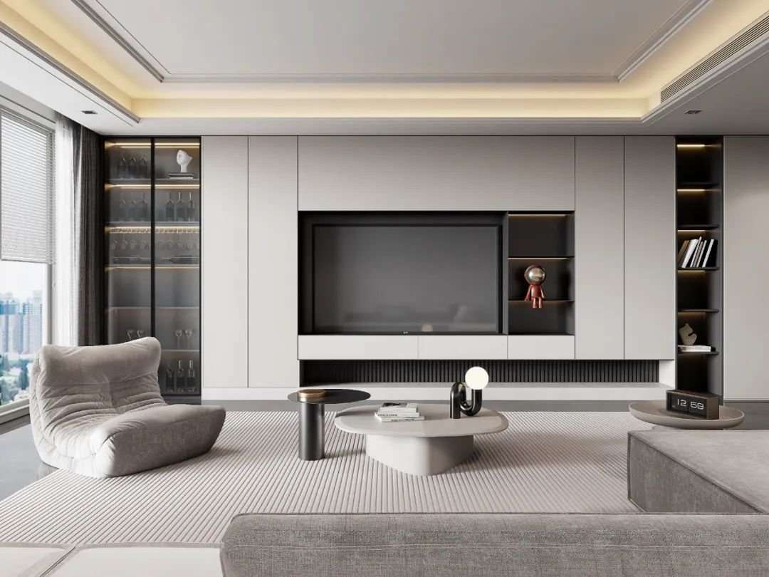 Thiết Kế Thi Công Hệ Trang Trí Tivi Cao Cấp