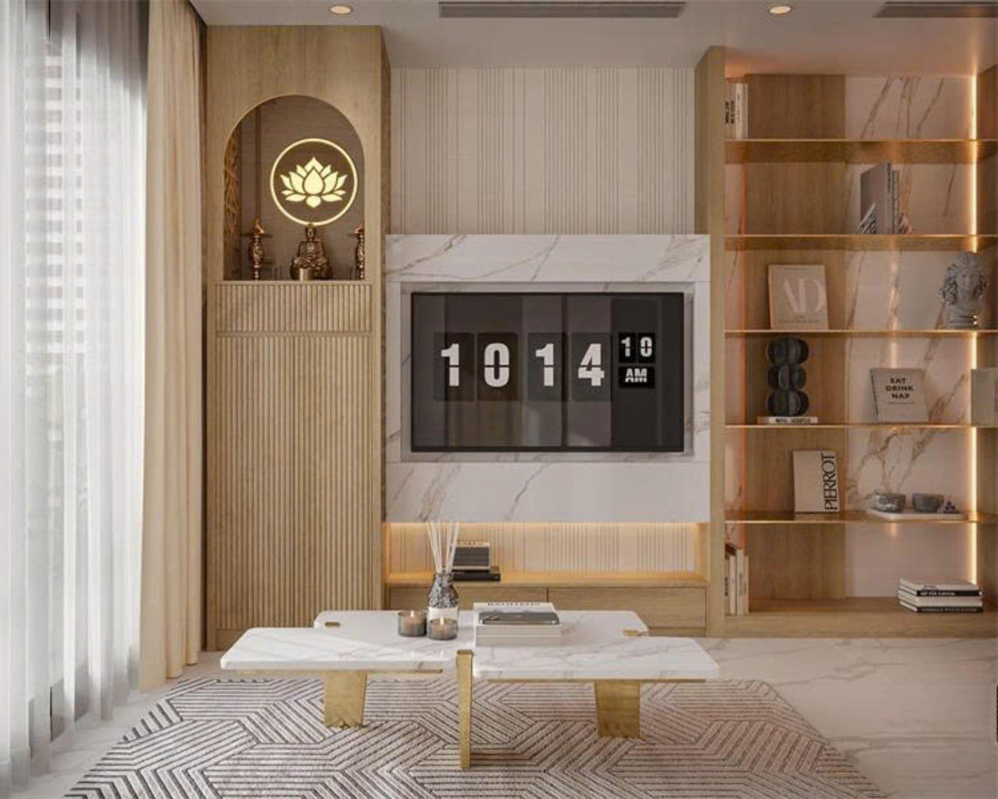 Nội Thất Căn Hộ Vinhomes Grand Park 2PN Hiện Đại – Không Gian Sống Tinh Tế Và Tiện Nghi