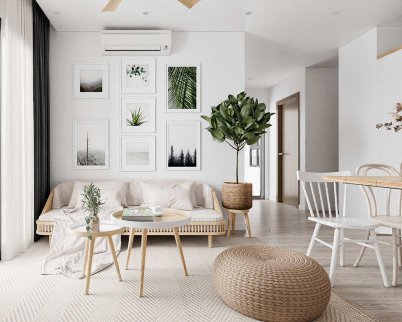 Thiết Kế Nội Thất Vinhomes Ocean Park 85m2 Japandi | Anh Hậu | 2PN | 120 Triệu
