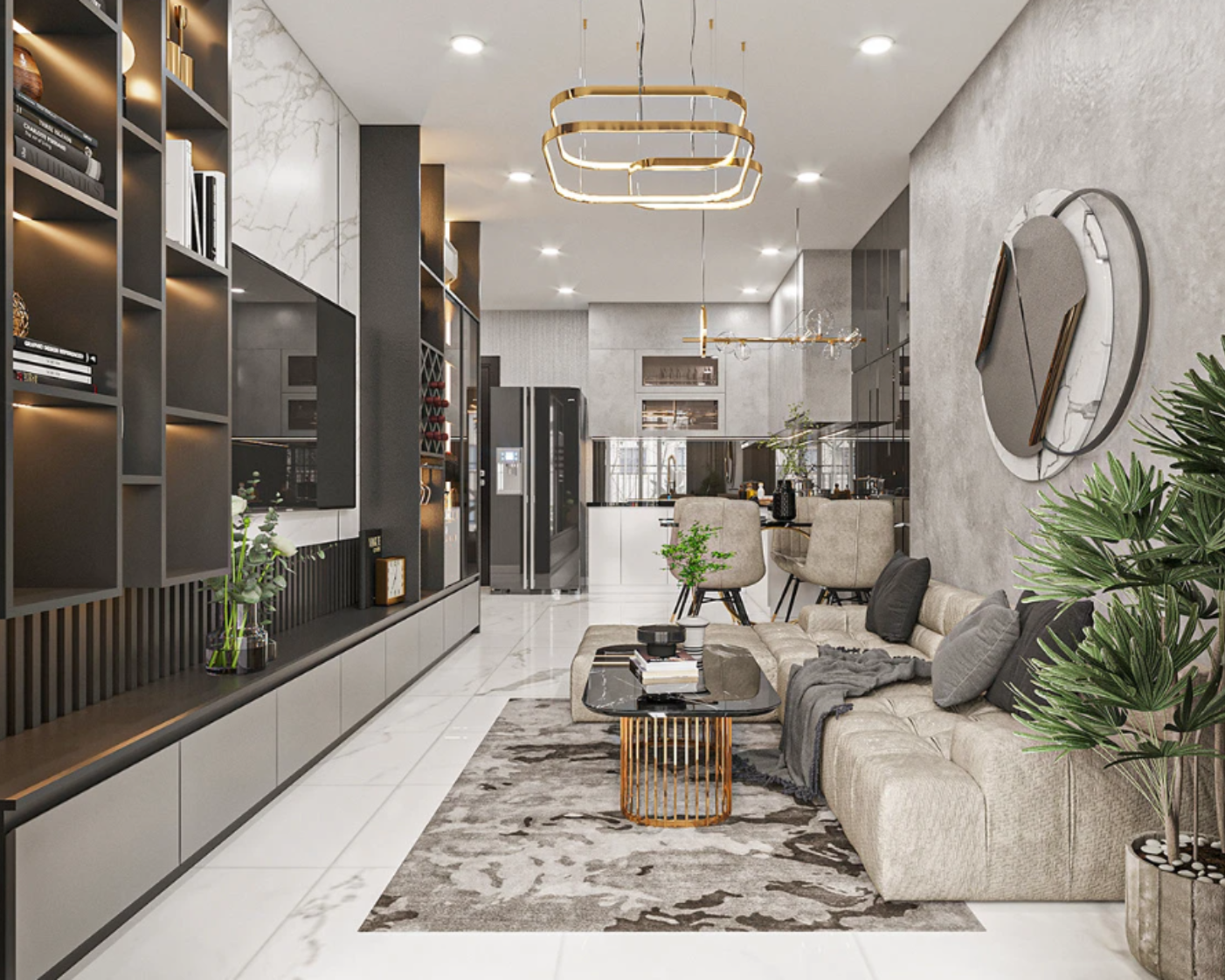 Thiết Kế Thi Công Căn Hộ Moon Tower – Anh Khuất | Hiện Đại | 85m2 Chỉ 100 Triệu