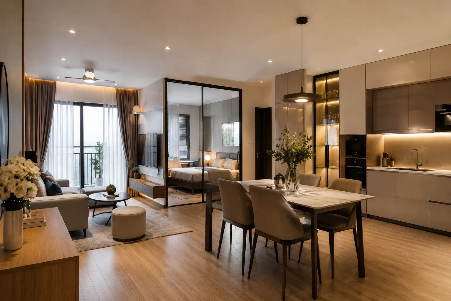 Báo Giá Nội Thất Căn Hộ 50m2 Chi Tiết – Thiết Kế & Thi Công Trọn Gói