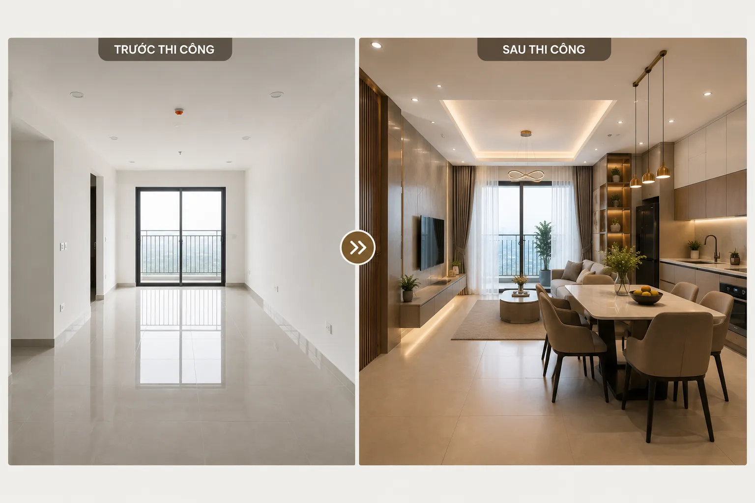 Báo Giá Thi Công Nội Thất Chung Cư Mới Nhất 2026